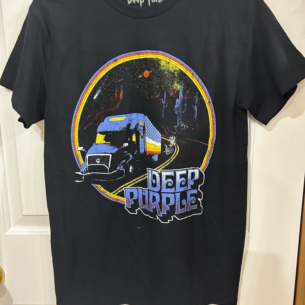 Deep Purple Space Truckin black small t shirt